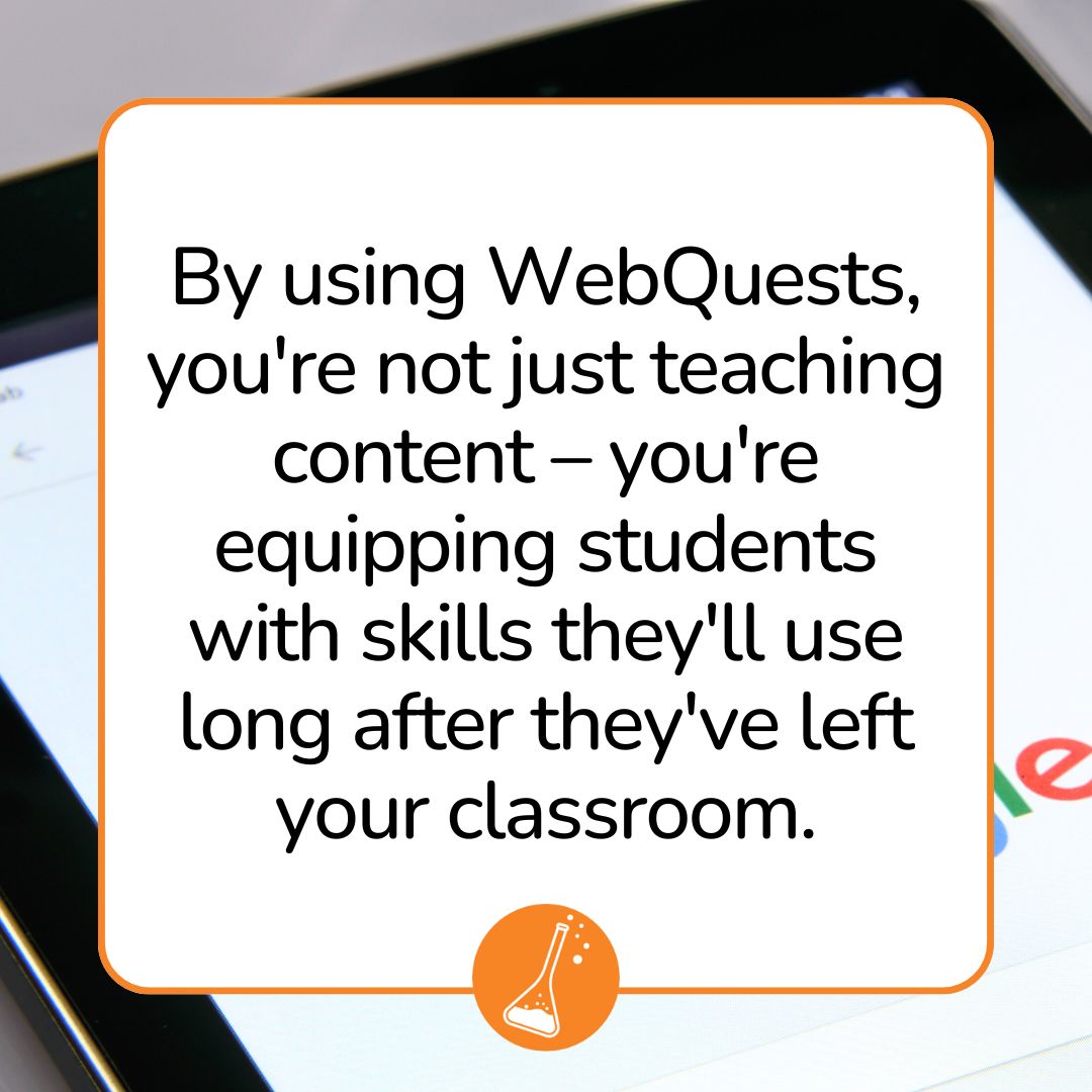 By using Science Themed WebQuests, you're not just teaching content – you're equipping students with skills they'll use long after they've left your classroom. By using Science WebQuests, you're not just teaching content – you're equipping students with skills they'll use long after they've left your classroom.