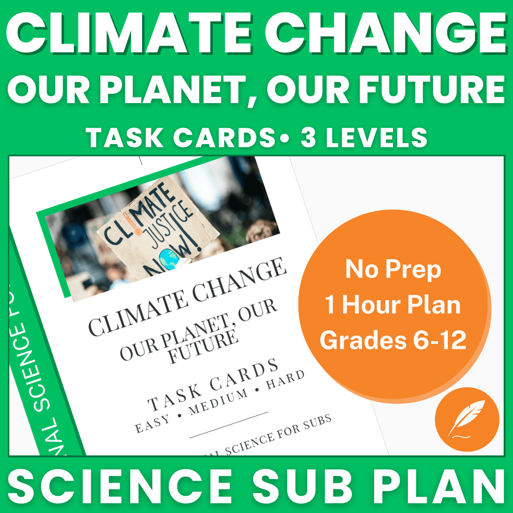 Climate Change – Task Cards Lesson Plan